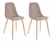 Conjunto de sillas Denton 1098 (Capuchino + Luminoso madera)