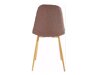 Conjunto de cadeiras Denton 1098 (Castanho + Brilhante madeira)