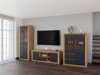 Wohnzimmer-Sets Boston DB115 (Eichenholzoptik schwarz + Eichenholzoptik)
