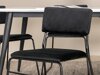 Маса и столове за трапезария Dallas 3301 (Черен)