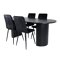 Conjunto de comedor Dallas 3325 (Negro)