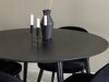 Маса и столове за трапезария Dallas 3331 (Черен)