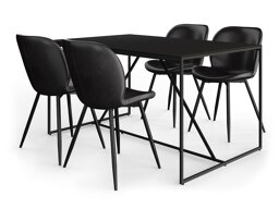 Маса и столове за трапезария Parkland 391 (Черен)