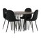 Conjunto de comedor Dallas 3370 (Negro)