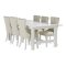 Conjunto de comedor Parkland 399 (Beige + Blanco)