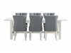 Conjunto de comedor Parkland 399 (Gris + Blanco)