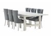 Set sala da pranzo Parkland 399 (Grigio + Bianco)