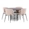 Conjunto de comedor Dallas 3379 (Beige + Negro)