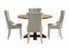 Маса и столове за трапезария Parkland 401 (Beige + Бял)