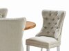 Маса и столове за трапезария Parkland 401 (Beige + Бял)