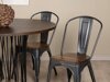 Маса и столове за трапезария Dallas 3380 (Opex + Тъмно сив)