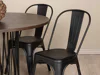 Маса и столове за трапезария Dallas 3380 (Черен)