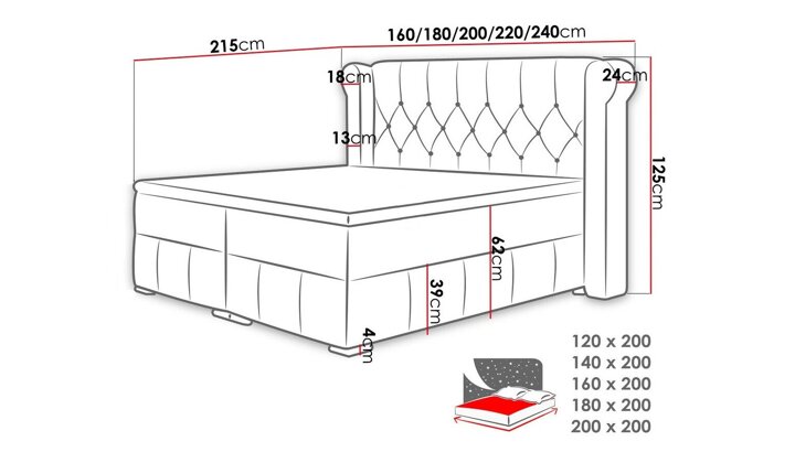 Kontinentālā gulta 209351