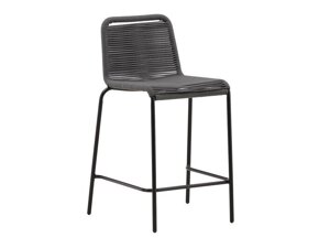 Un silla de la barra de exterior Dallas 3398 (Gris oscuro)