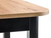 Tisch Houston 1367 (Schwarz + Artisan Eichenholzoptik)