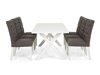 Conjunto de comedor Scandinavian Choice 675 (Marrón + Blanco)