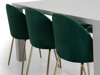 Маса и столове за трапезария In Living 325 (Зелен + Мед)