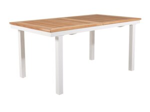 Τραπέζι εξωτερικού χώρου Dallas 809 (Ξύλο Teak + Άσπρο)