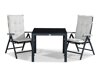 Conjunto de mesa e cadeiras Comfort Garden 1536 (Branco)