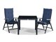 Conjunto de mesa e cadeiras Comfort Garden 1536 (Azul)
