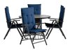 Σετ Τραπέζι και καρέκλες Comfort Garden 1525 (Μπλε)
