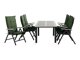 Conjunto de mesa e cadeiras Comfort Garden 1533 (Verde)