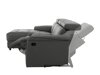 Ρυθμιζόμενος γωνιακός καναπές Denton 654 (Γκρι)