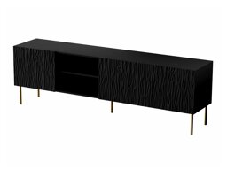 Mueble TV Charlotte K103 (Negro + Dorado)