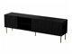 TV-Tisch Charlotte K103 (Schwarz + Gold)