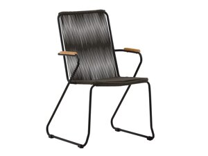Уличный стул Dallas 3463 (Тёмно-серый + Чёрный)