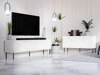Set mobili soggiorno Charlotte K104 (Bianco + Nero)
