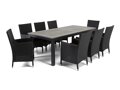 Σετ Τραπέζι και καρέκλες Comfort Garden 1320 (Μαύρο)