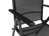 Σετ Τραπέζι και καρέκλες Comfort Garden 1327 (Μαύρο + Γκρι)
