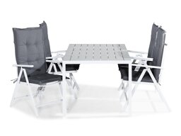 Conjunto de mesa y sillas Riverside 493 (Gris)