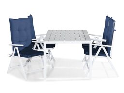 Asztal és szék garnitúra Riverside 493 (Kék)