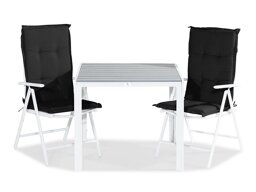 Conjunto de mesa y sillas Comfort Garden 1484 (Negro)