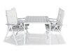 Asztal és szék garnitúra Riverside 480 (Szürke)