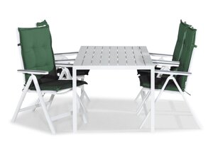 Conjunto de mesa y sillas Riverside 480 (Verde)