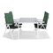 Asztal és szék garnitúra Riverside 480 (Zöld)