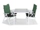 Asztal és szék garnitúra Riverside 480 (Zöld)