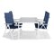 Asztal és szék garnitúra Riverside 480 (Kék)