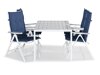 Σετ Τραπέζι και καρέκλες Riverside 480 (Μπλε)