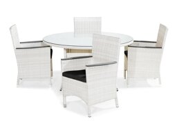 Tisch und Stühle Riverside 481 (Schwarz)