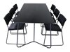 Маса и столове за трапезария Dallas 2715 (Черен)