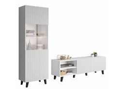 Wohnzimmer-Sets Charlotte H110 (Weiss)