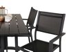 Σετ Τραπέζι και καρέκλες Dallas 3469 (Μαύρο)