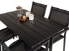 Σετ Τραπέζι και καρέκλες Dallas 3469 (Μαύρο)