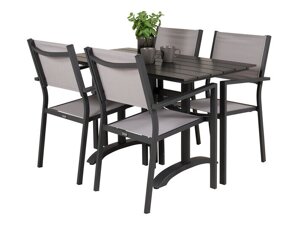Tisch und Stühle Dallas 3469 (Grau)