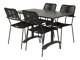Conjunto de mesa y sillas Dallas 2283 (Negro)
