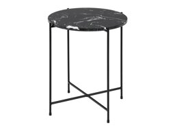 Stranska miza Oakland 805 (Črni marmor + Črna)